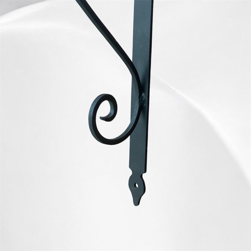 شلف دیواری چوبی با پایه فرفورژه RM130