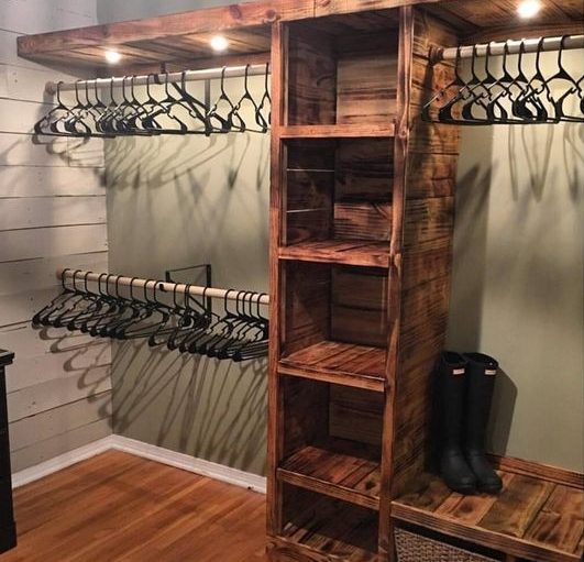 قفسه بندی چوبی مدل RM464646