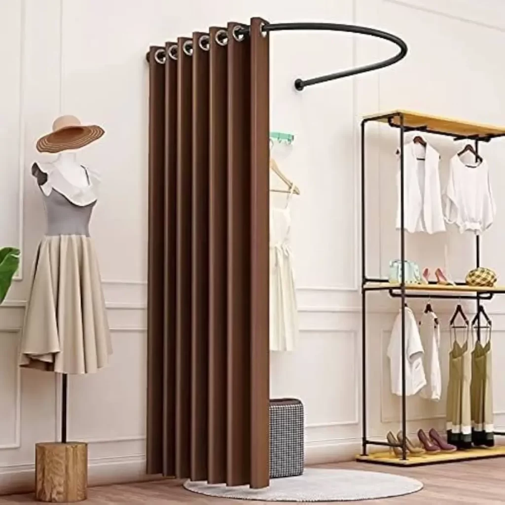 اتاق پرو دیواری پرده ای مدل RM34635