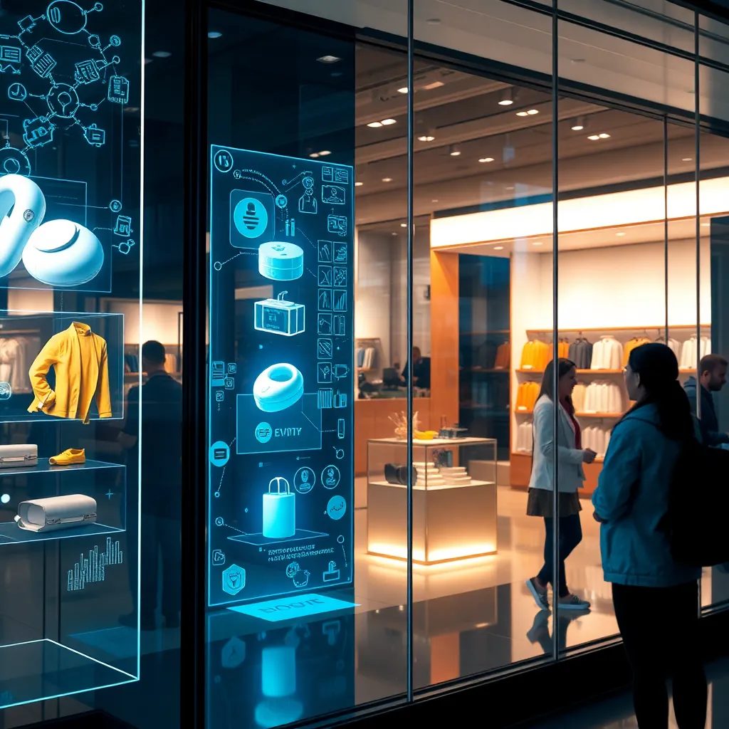 کاربرد اینترنت اشیا (IoT) در ویترین‌های فروشگاهی