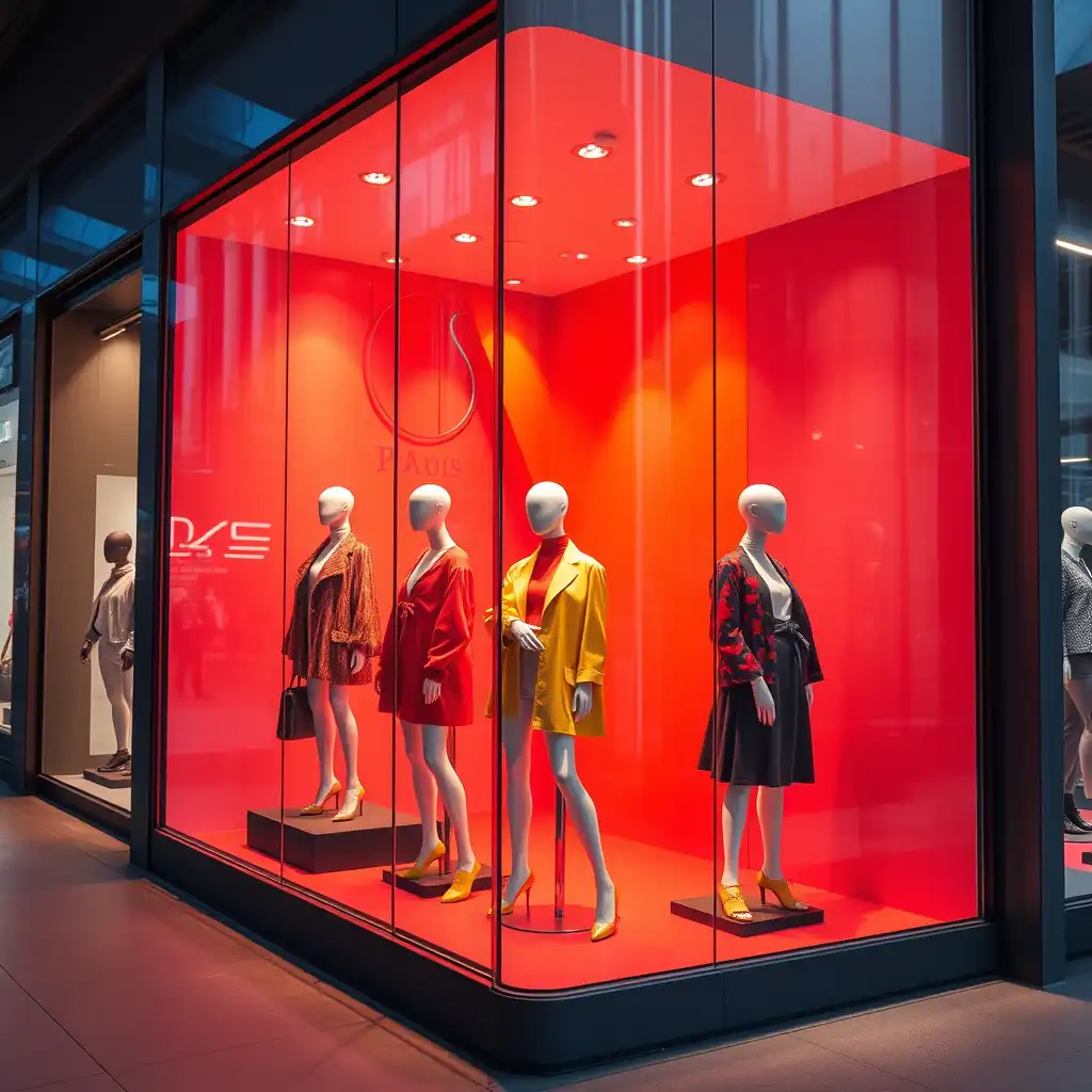 نقش روانشناسی رنگ‌ها در جذب مشتری در ویترین فروشگاه‌ها