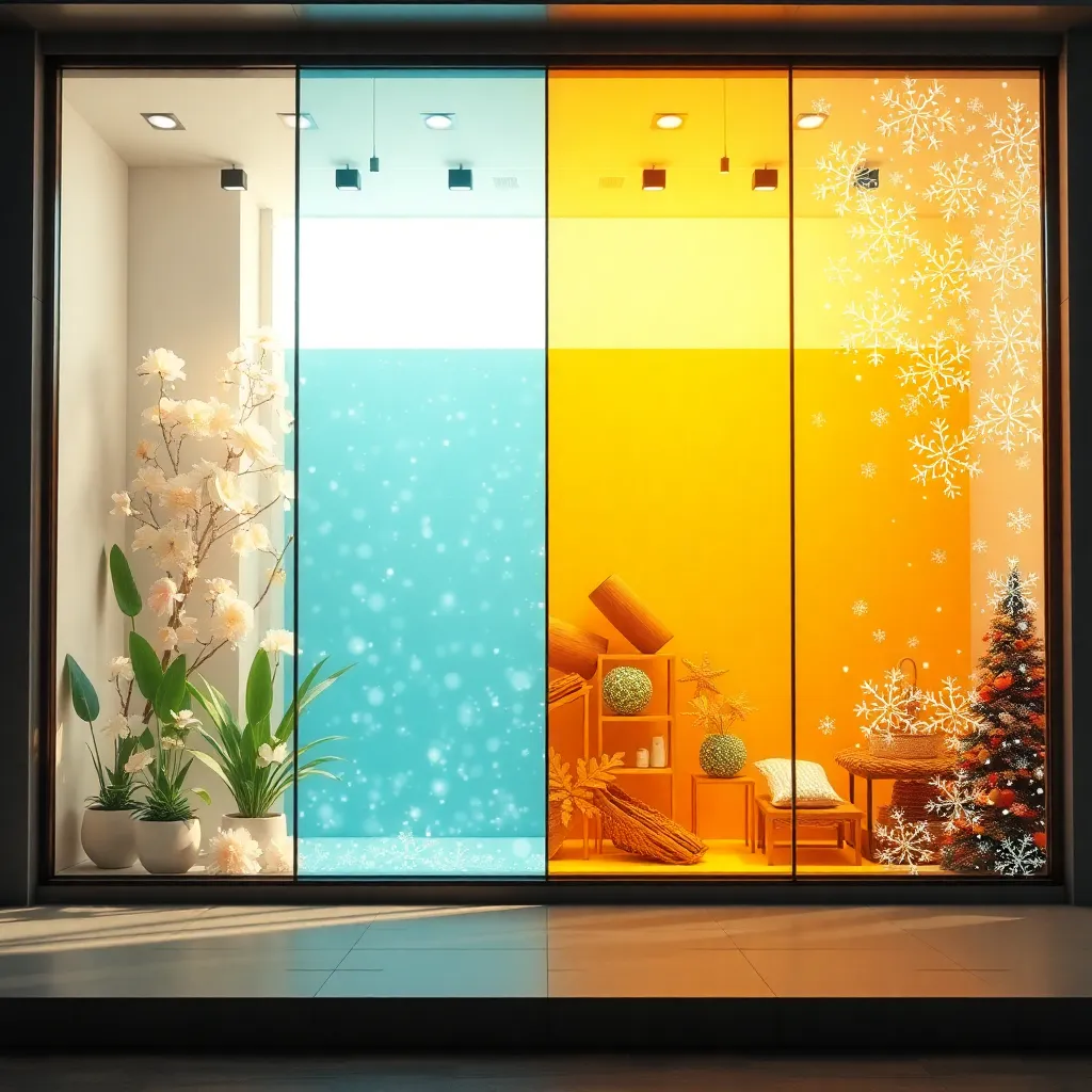 هماهنگی ویترین با مناسبت‌های تقویمی