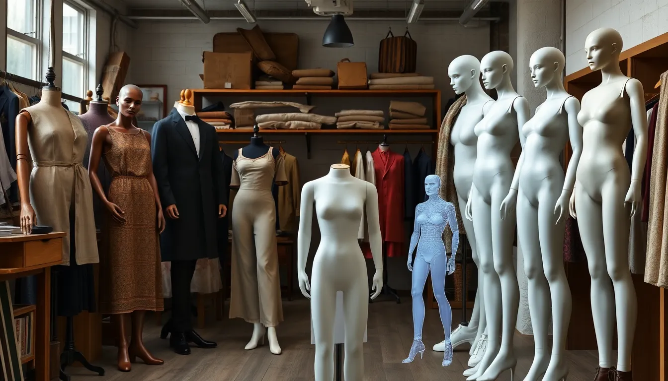 تاریخچه و تکامل مانکن‌ها در صنعت مد: از چوبی تا دیجیتال - رگال محمدی