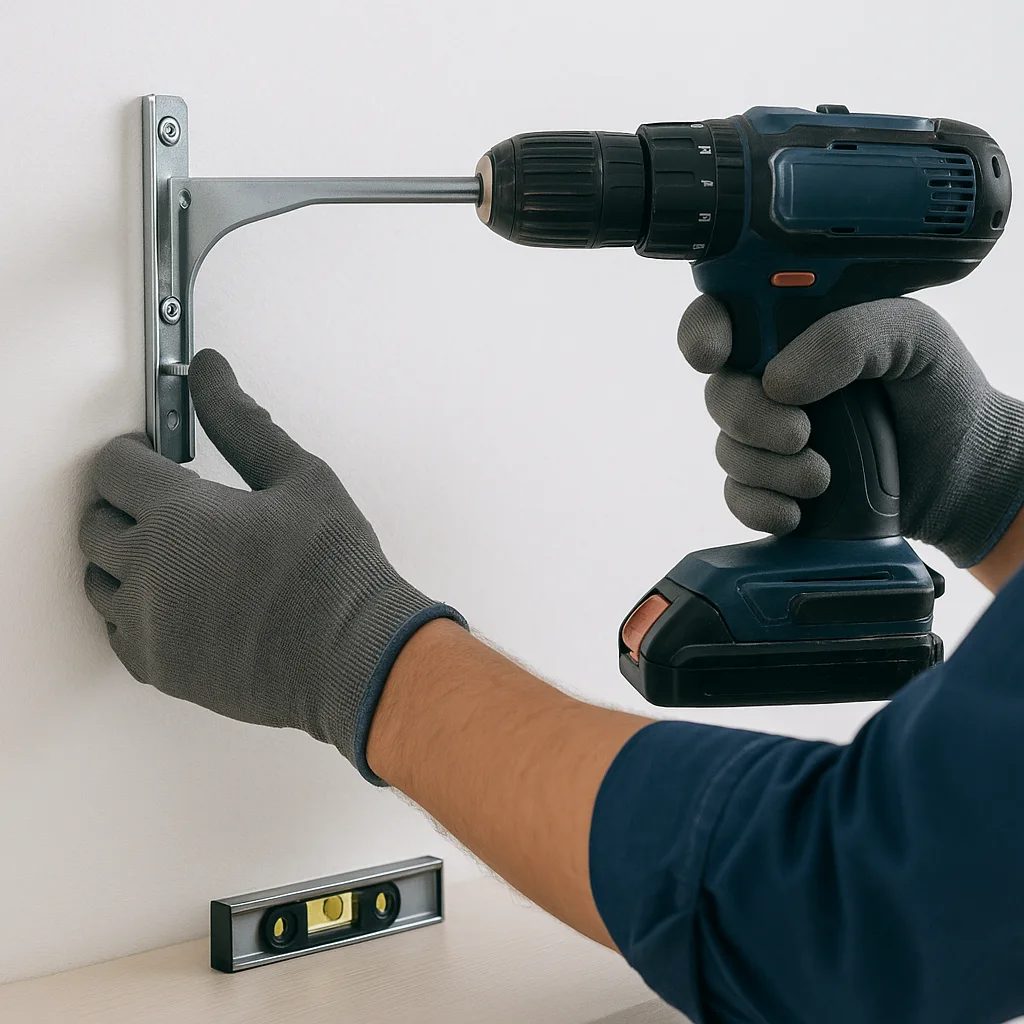 آموزش نصب رگال دیواری مرحله‌ به‌ مرحله- رگال محمدی