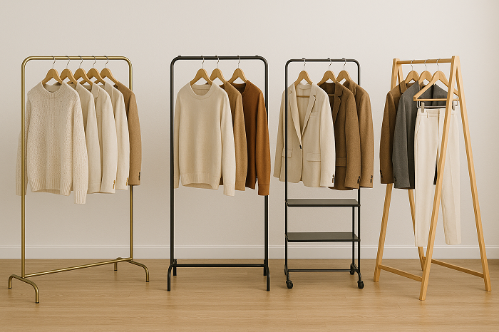 انواع رگال لباس برای چیدمان هوشمند